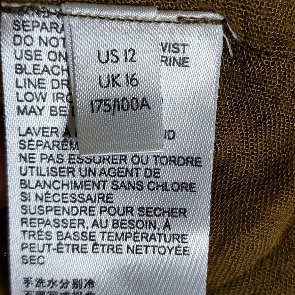 Free People Velvet NWT Olive skirt size 12 - Picture 9 of 11